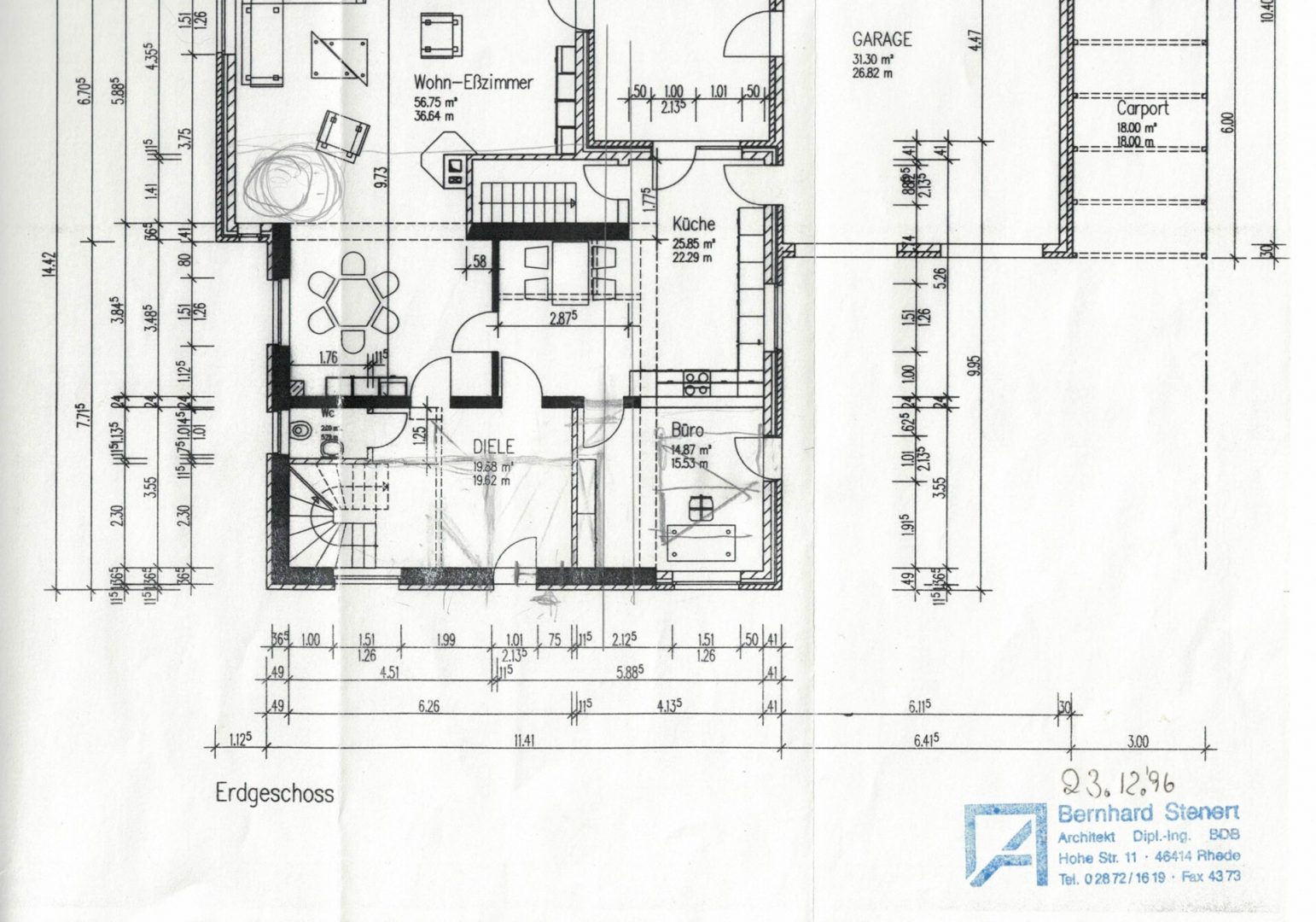 EG Bauzeichnung Ausschnitt