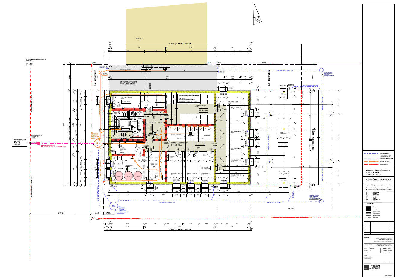 Grundriss Kellergeschoss Nr. 83