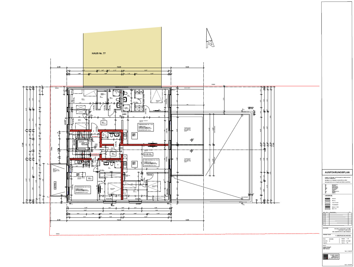Grundriss 1. Obergeschoss Nr. 83