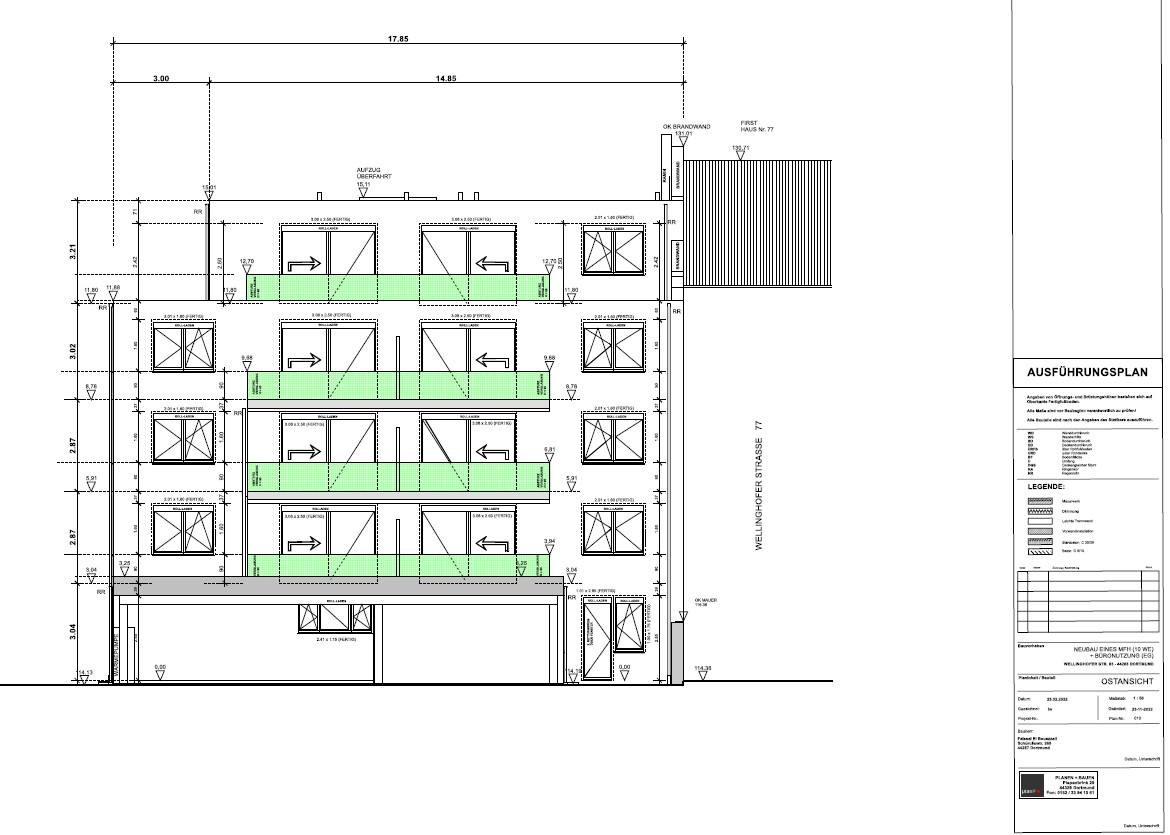 Ansicht Osten Nr. 83