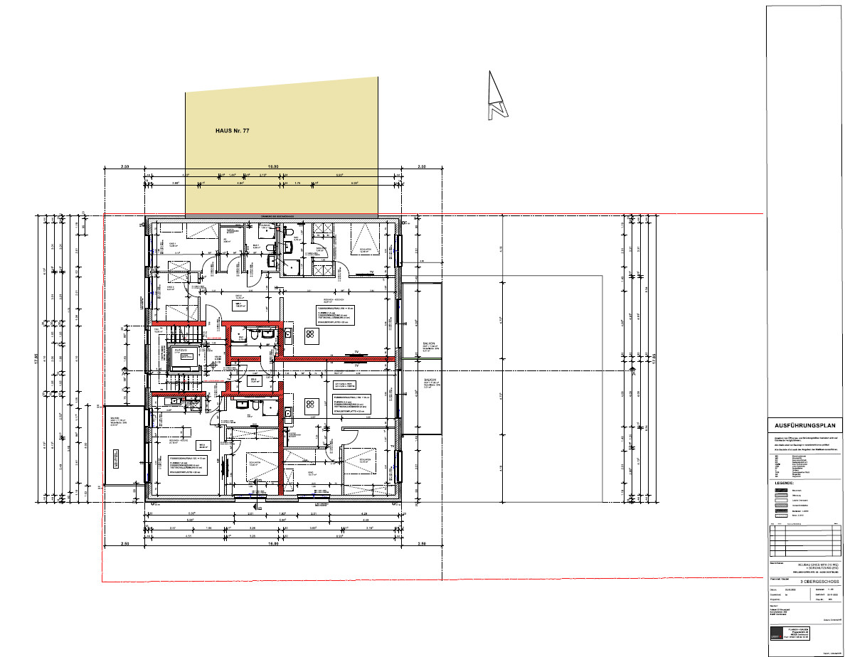 Grundriss 3. Obergeschoss Nr. 83