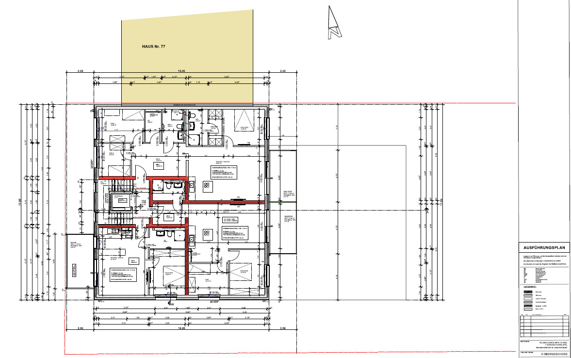 Grundriss 3. Obergeschoss