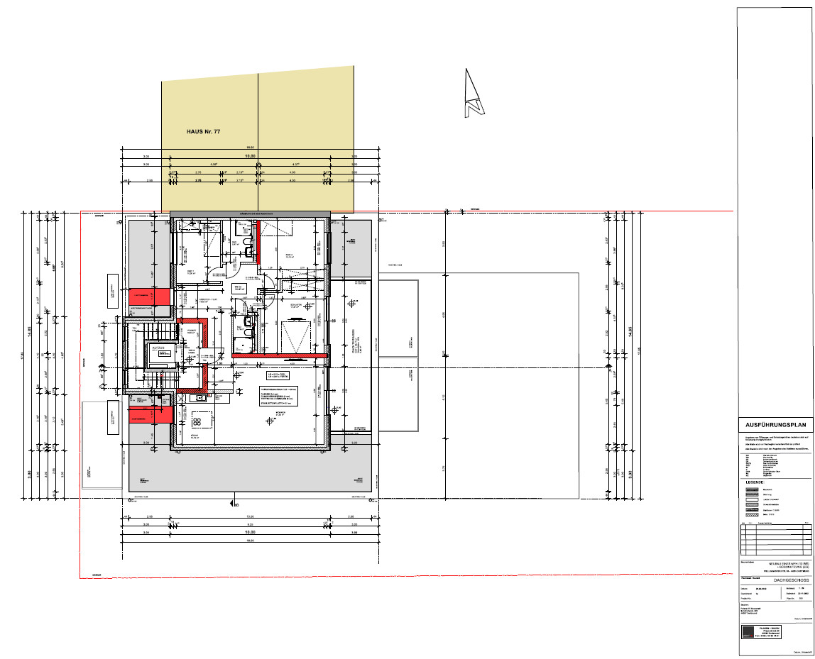 Grundriss Dachgeschoss Nr. 83