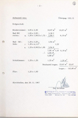 Wohnflächenberechnung - Wesel-Büderich: Freistehendes Haus mit Anbau und zwei Wohneinheiten – vielseitig nutzbar!